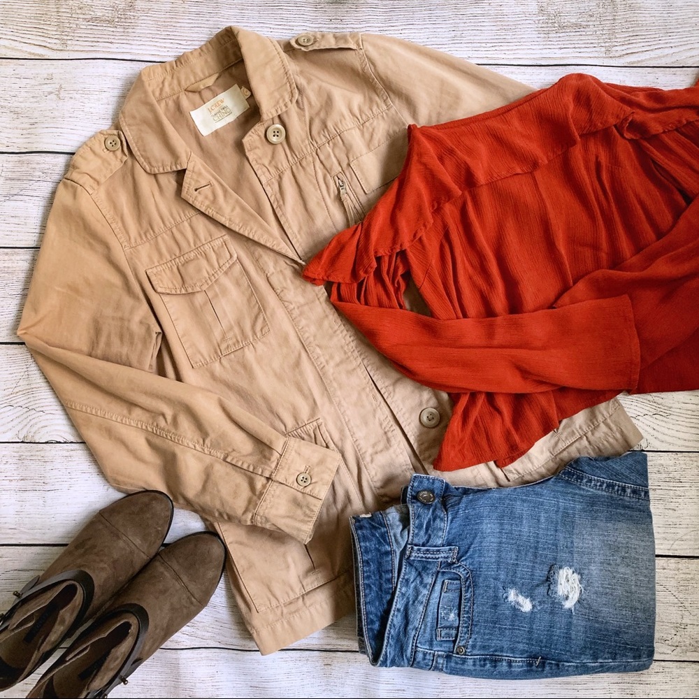 J Crew Field Khaki Jacket